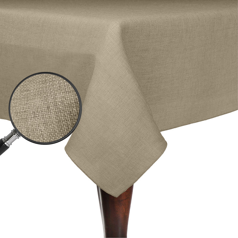Ultimate Textile Square Tablecloth, 1, 45" x 45", Natural