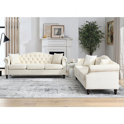 Contemporary 3-Seater + 3-Seater Combination Sofa