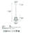 Elegant Black Chandelier, 100% Metal, 8.7 x 43.3 x 8.7 Inches | E27 Socket, Max 40W | IP44 Waterproof, Perfect for Dining Room or Living Space | Stylish and Durable Lighting Fixture, Modern Design