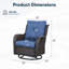 Swivel and sliding wicker patio chairs-2117509928-2117509930