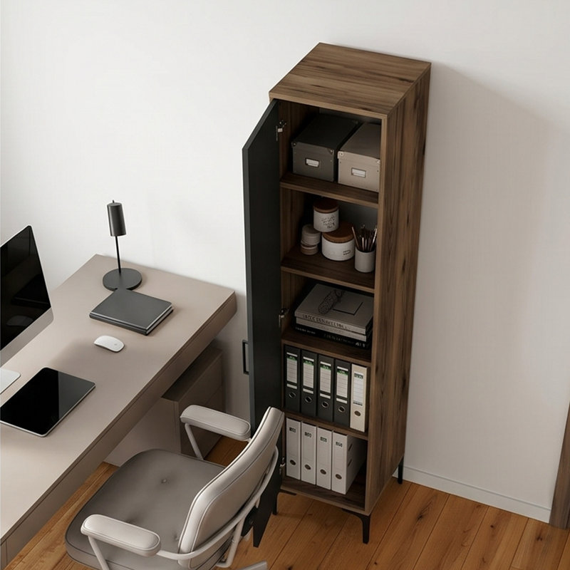 Armoire simple avec miroir 16 po Aurelia