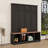 Hall Tree with 4 Hidden Hanging Hooks, Cabinets and Doors-1554193602