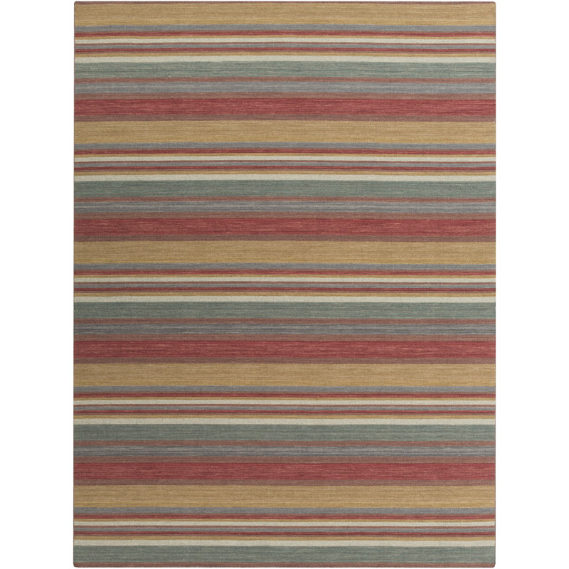 Dixon Wool Striped Indoor Rug, Rectangle 8' x 11'