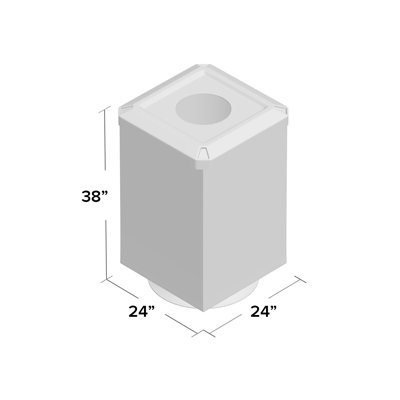 Poubelle 40 gallons Stadium Series Edge