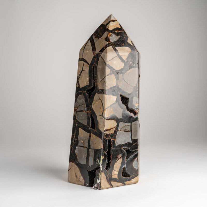 Sculpture Septaire Druzy, 12" H x 5" W x 5" D