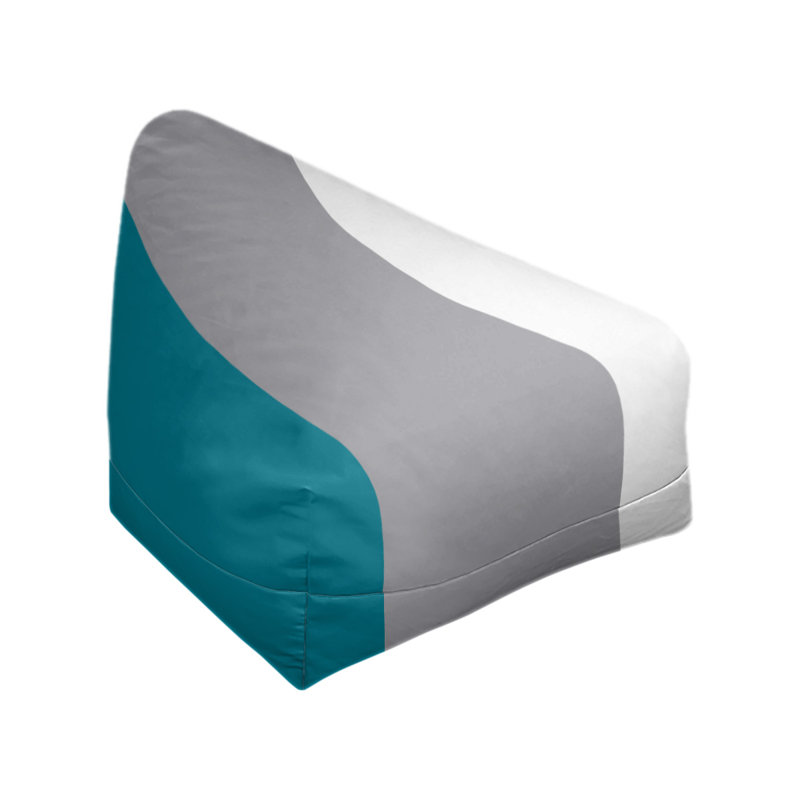 Fauteuil à billes Washington, 27 po x 27 po x 30 po, Sarcelle /Gris / Blanc