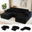 Canapé modulaire à compression 4 en 1 Corduroy Cloud-1768432320-1746395126
