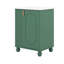 Meuble-lavabo 24 po avec lavabo, armoire de salle de bain avec tablette de porte, rangement latéral ouvert-119691047