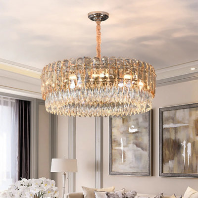 Quade 2-Light Crystal Chandelier