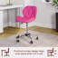Muskoka Swivel Desk Chair Faux Leather With Adjustable Height, UKFR Certified-219053795