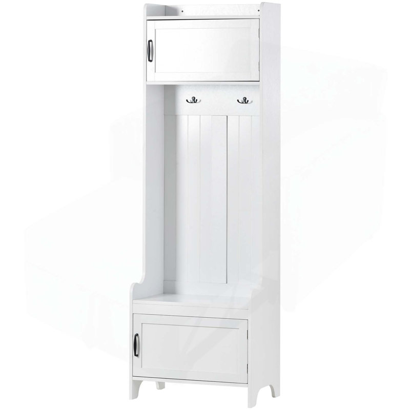 Versatile 4-in-1 Hallway Coat Rack with Multiple Functions and Stylish Design