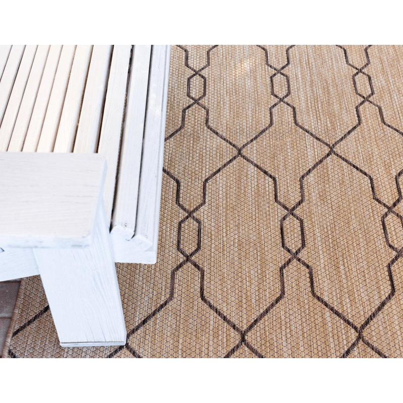 Parris Hand Woven Indoor / Outdoor Area Rug, Rectangle 152 x 244cm