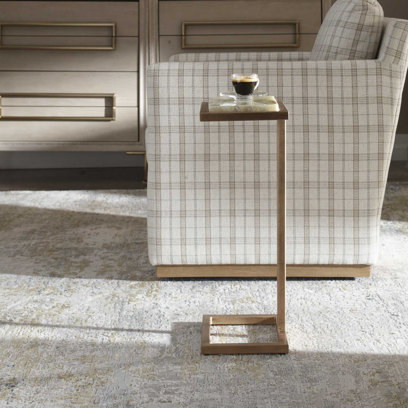 Table à boissons en marbre Uttermost Gamora