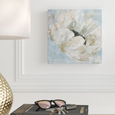 « blue blanc i », peinture sur toile tendue