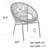 Alamo 26.7" W Papasan Chair-864419331