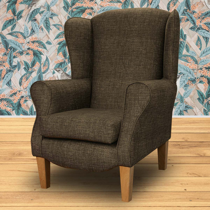 81cm Wide Tufted Wingback Chair