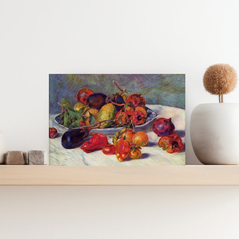 Fruits du midi, reproduction d'art murale classique traditionnelle contemporaine, H 12 po x l 18 po