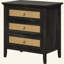 Table de chevet 3 tiroirs Coffee Boho