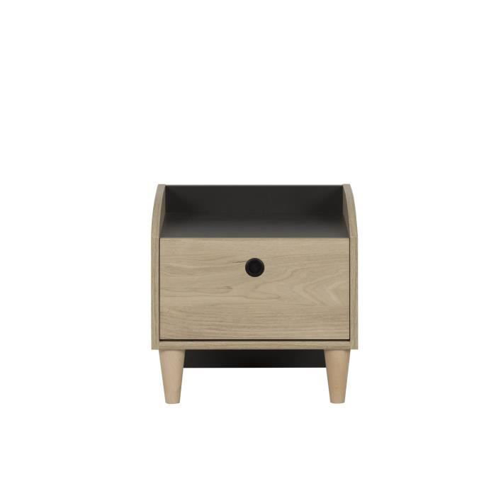 Watlington 43cm W Particle Board / Chipboard Bedside Table