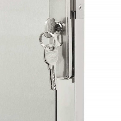70.8'' H x 39.3'' W Silver Metal Gate