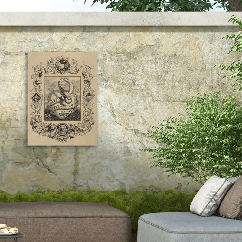 Marcus Jules Serpent Outdoor  Canvas, 24" H x 32" W