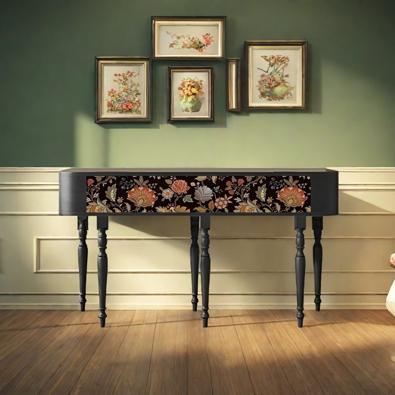 Console Retro Elegant, H 31,5 po x l 62,99 po x P 15,75 po