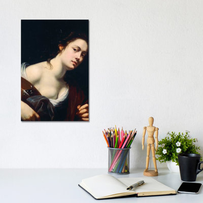 St. Catherine 1 Piece Wrapped Canvas Painting