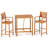 Payee 2 - Person Acacia Wood Patio Dining Set with Rectangular Table