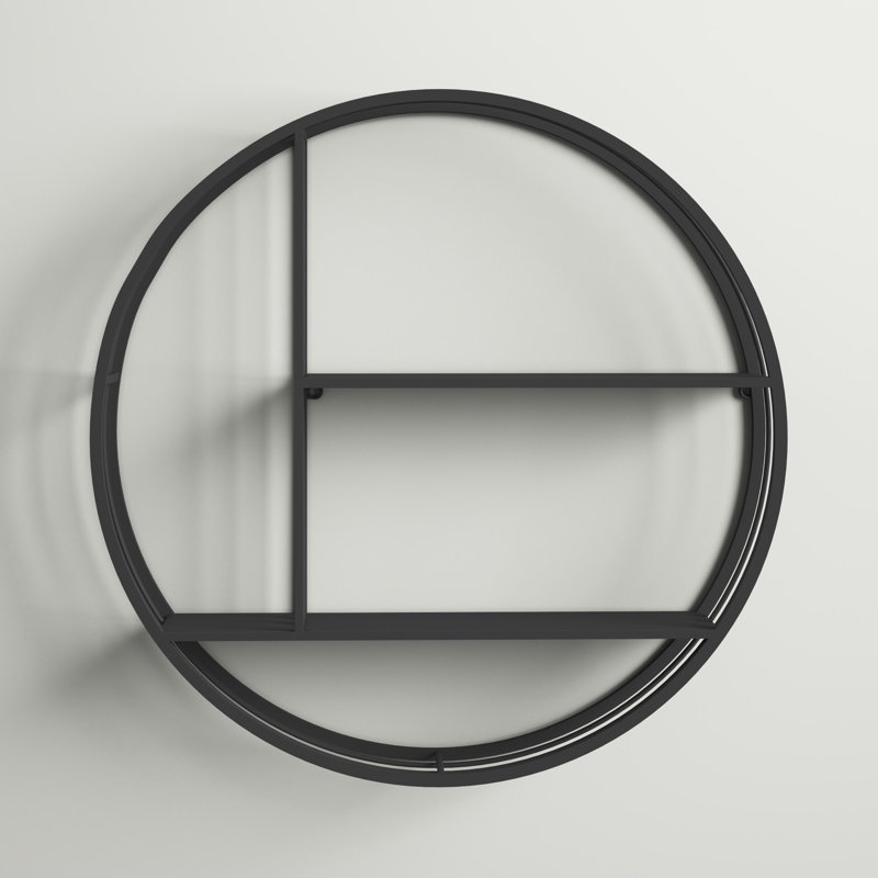 Wingate 3 Piece Circle Metal Accent Shelf
