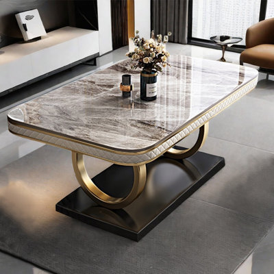 Italian style luxury rectangular dining table