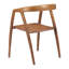 Ensemble de 2 chaises d'appoint en bois Modern Modern
