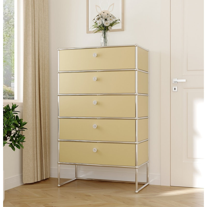 Commode décorative, Jaune clair