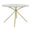 Orrum Round Glass Top Dining Table-2117303438