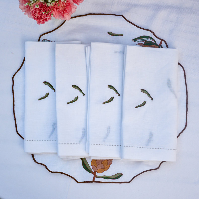 Circular Elegance Table Napkin 20x20 Inch