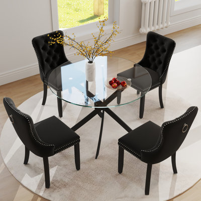 Round Pedestal Dining Set