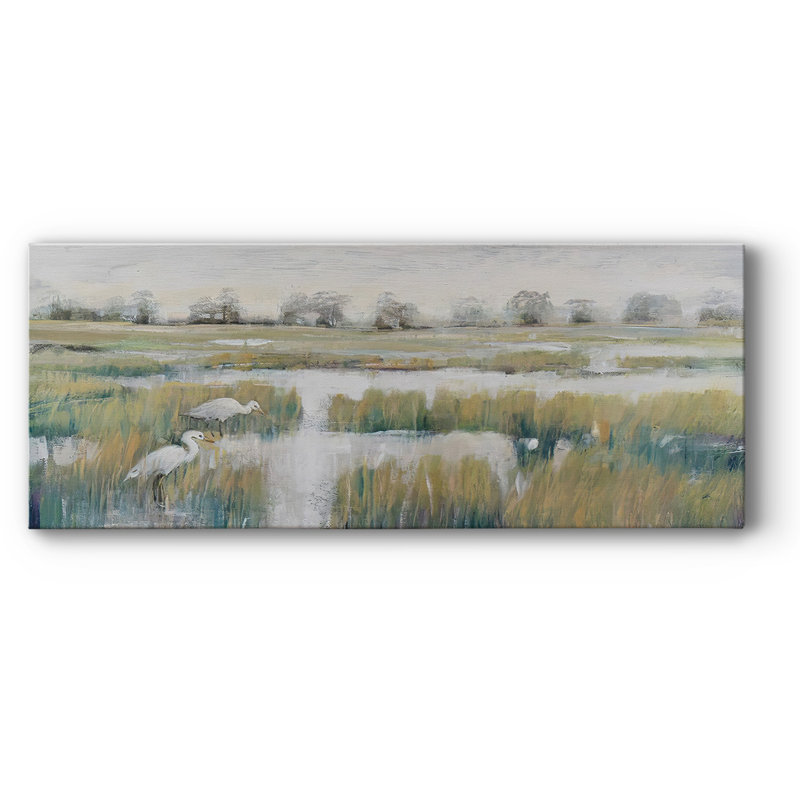Vue de marais V, H 20 po x l 50 po x P 1,5 po