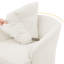 Fauteuil demi-tonneau pivotant rembourré Lakitia Rowena -2136543500