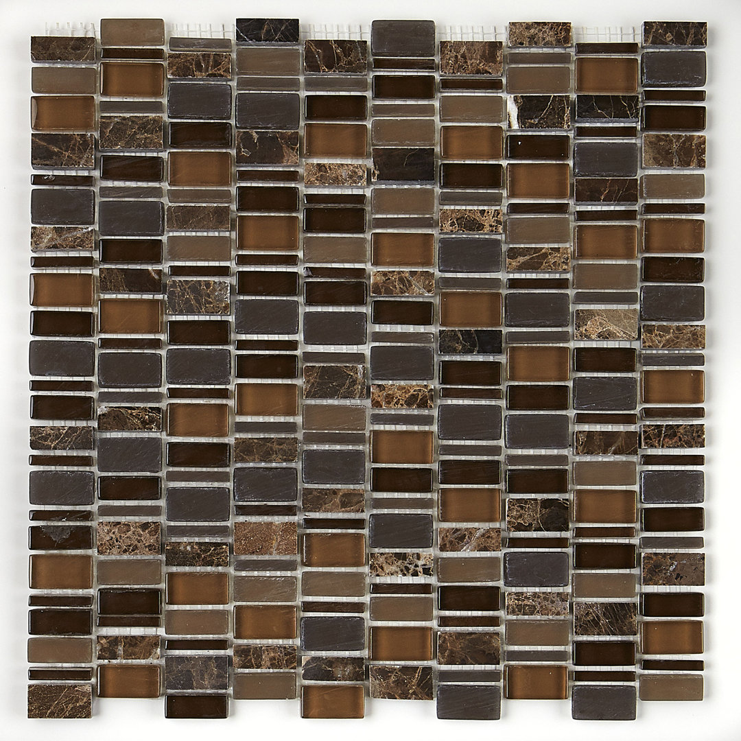 Clio Daltile 1" x 1" Glass Mosaic Tile Daltile 