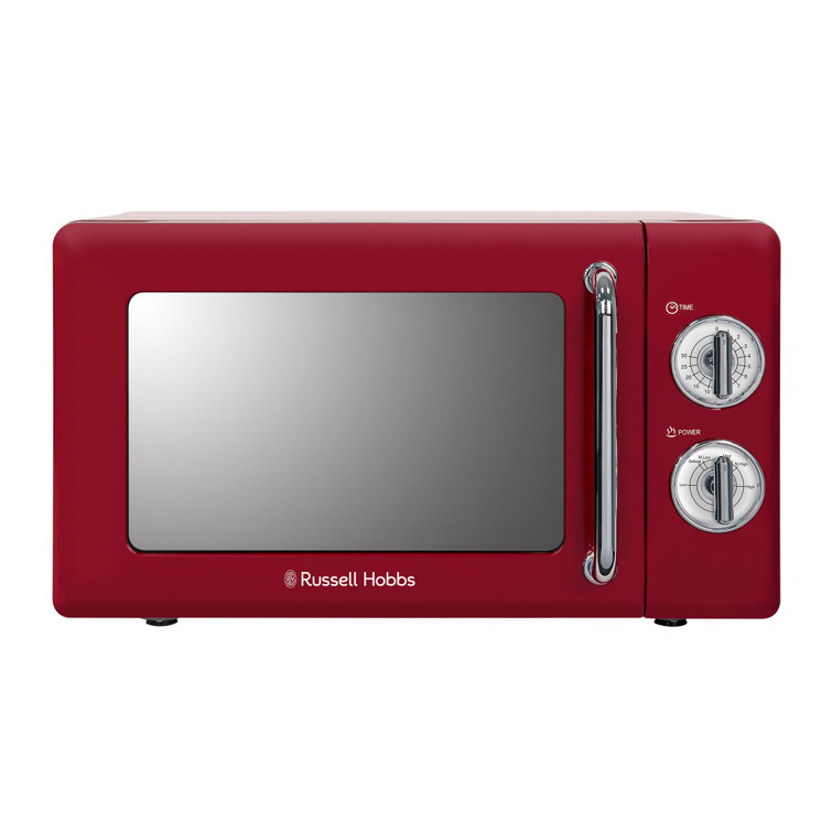 Russell Hobbs 700w 17l Retro Compact Manual Microwave