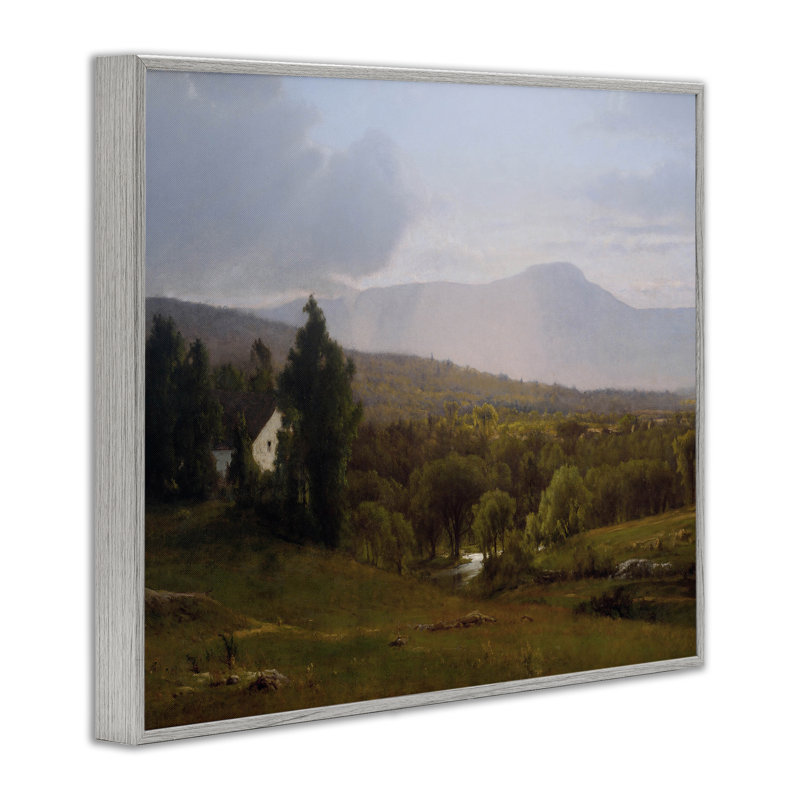Cabines de Peaceful Vista, giclée encadrée, design par lettré et doublé, H 16 po x l 20 po, Estampe numérique Farmhouse
