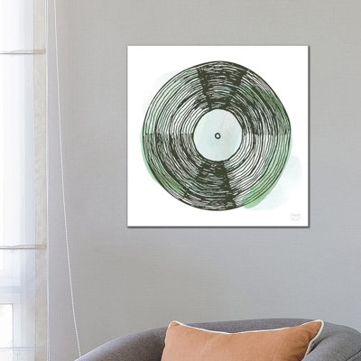 Old School Vinyl Record - Print on Canvas
