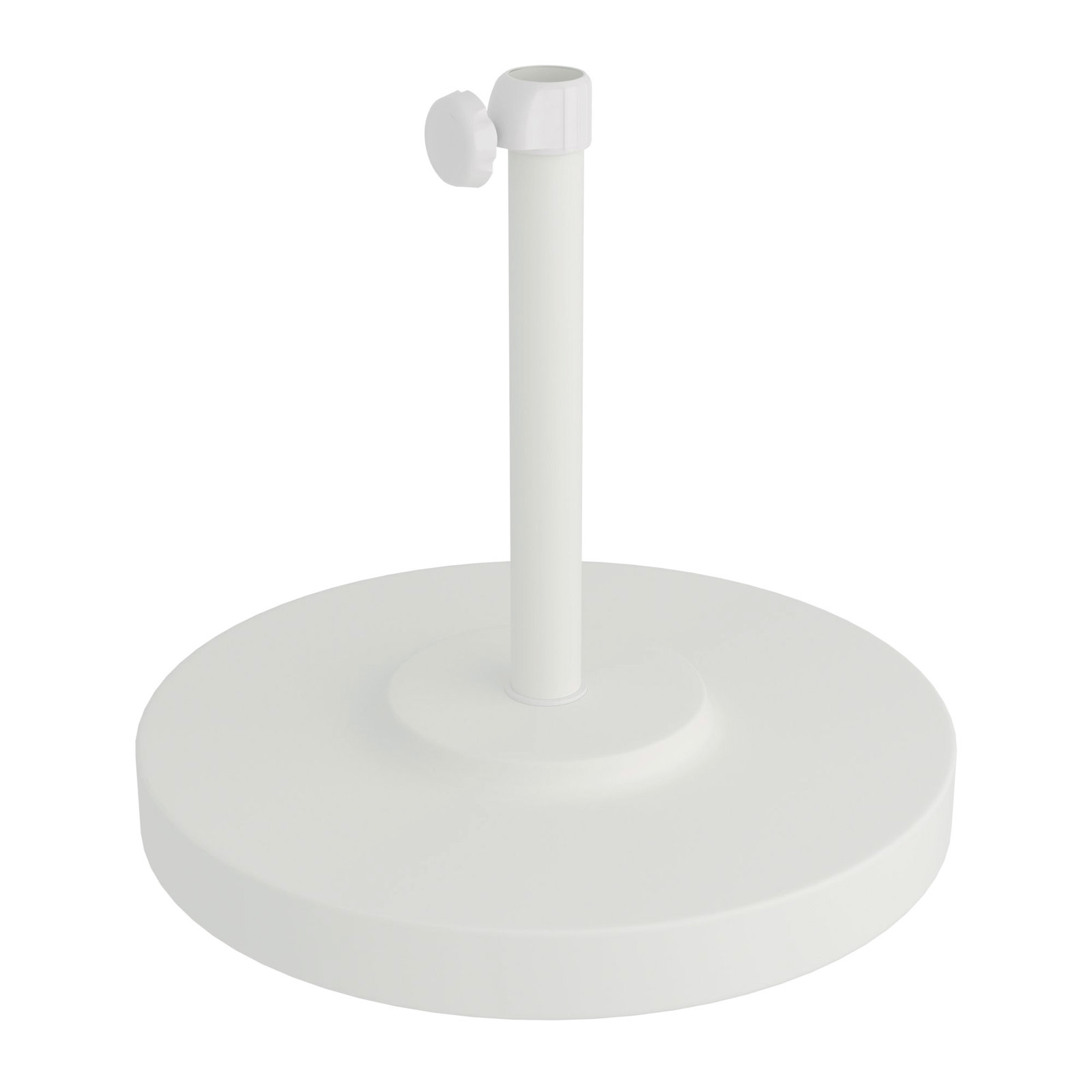 Roksana Steel Free Standing Umbrella Base, White