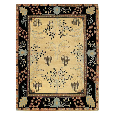 Donegal Branches Wool Oriental Indoor Rug