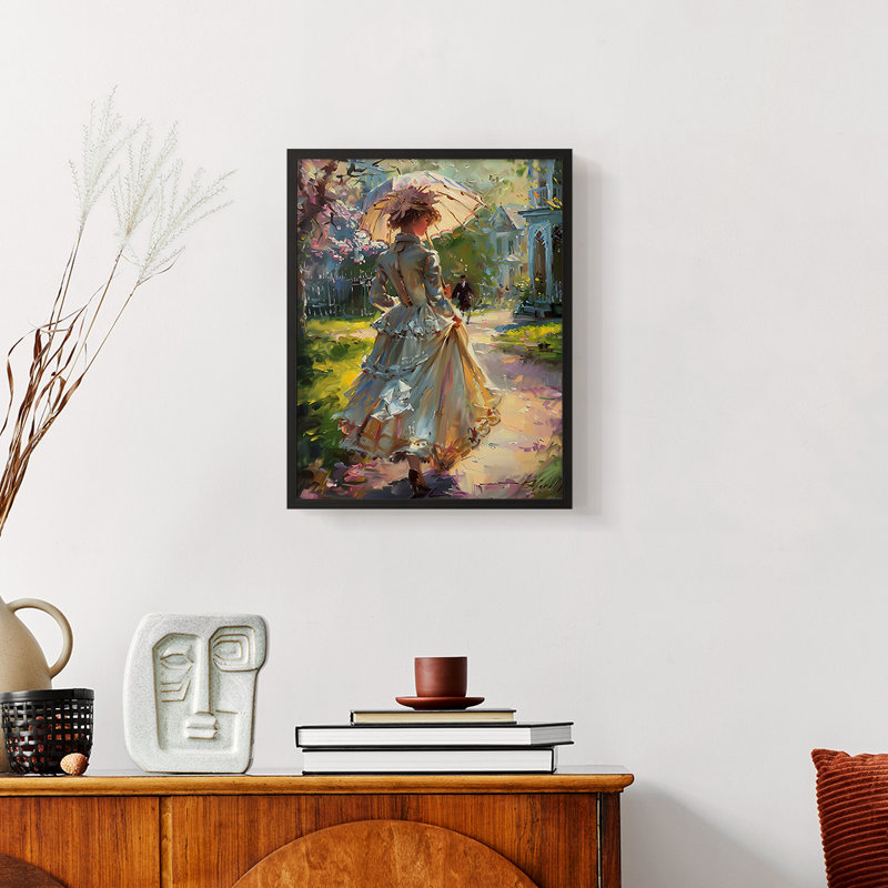 WOMEN Series DCXLVII - reproduction encadrée de qualité supérieure - prête à être accrochée - aucun clou requis