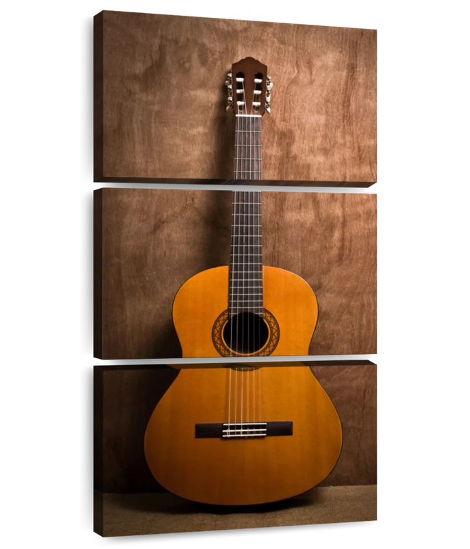 Guitare classique, H 38 po x l 18 po