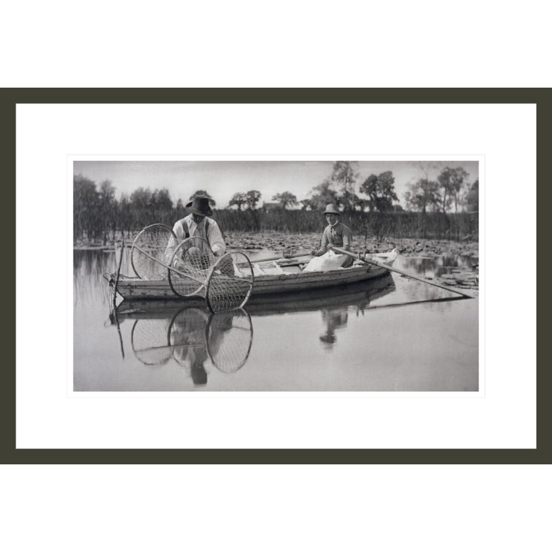 «Réglage de l'arc-filet» par Peter Henry Emerson, impression giclée encadrée, H 14,86 po x l 21,75 po