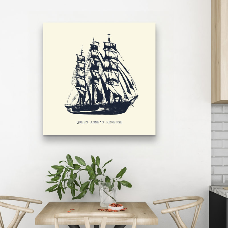 Old boat - 32"x32" art on canvas