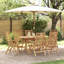 Solid Wood Armchair Folding Chair Set