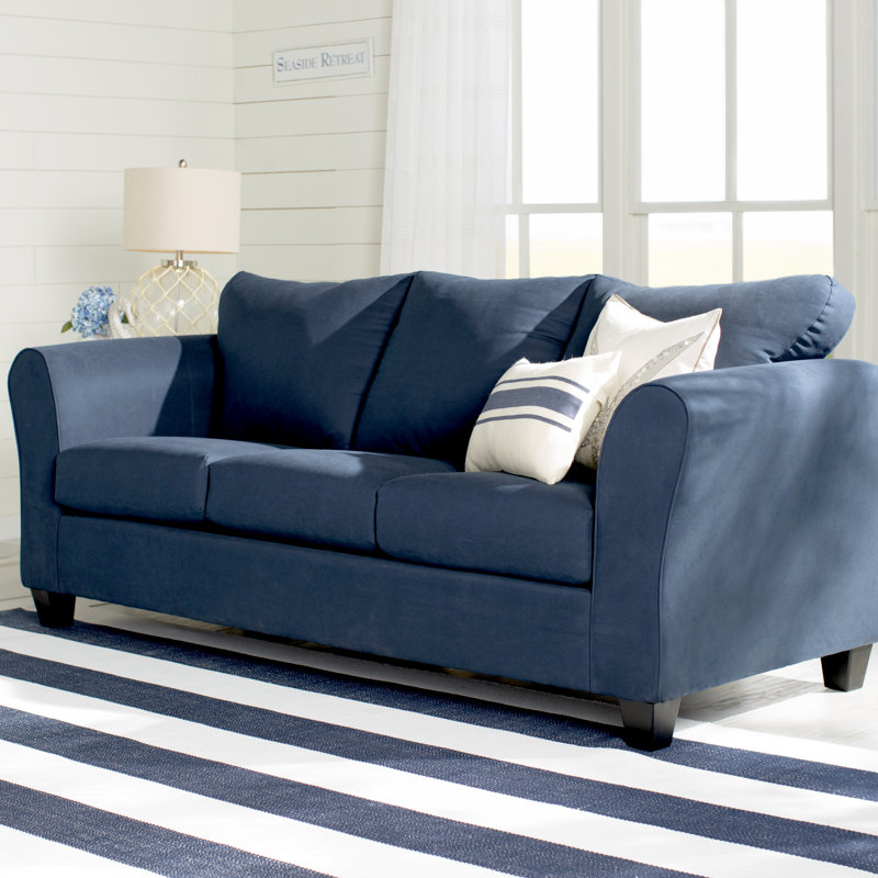 Fredericktown Upholstered 96'' Sofa, Bronco Black