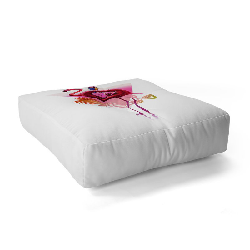 Coussin de plancher pals flamant rose ali gulec
